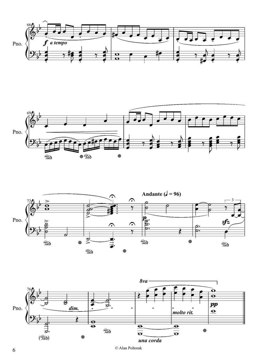 The Troubled Pole The Troubled Pole Piano Solo scores gallery preview page 6