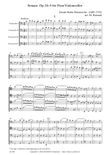 Sonata Op.34-5 for Four Violoncellos