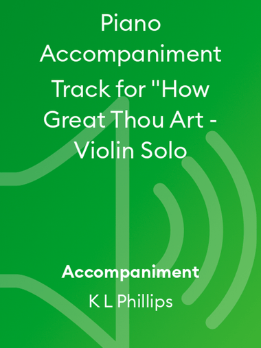 Piano Accompaniment Track for 
