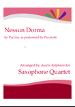 Nessun Dorma - sax quartet