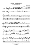 Carmen, Opera Medley. Duet for Flute and Cello