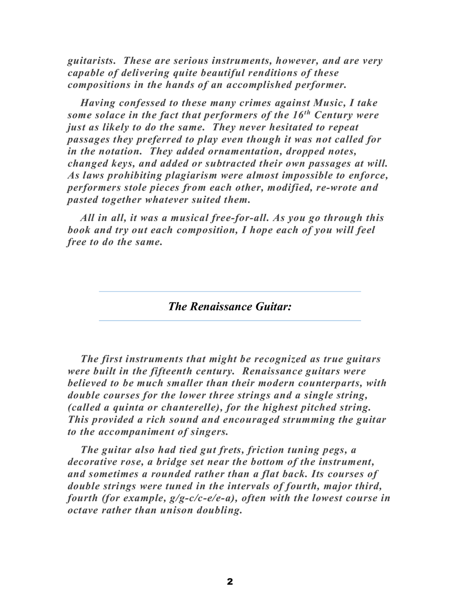 Giulio Abondante Second Edition Lute Music of the Renaissance Libro Primo & Libro Secondo Transcrib Lute scores gallery preview page 6