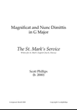 Magnificat and Nunc Dimittis - The St. Mark's Service