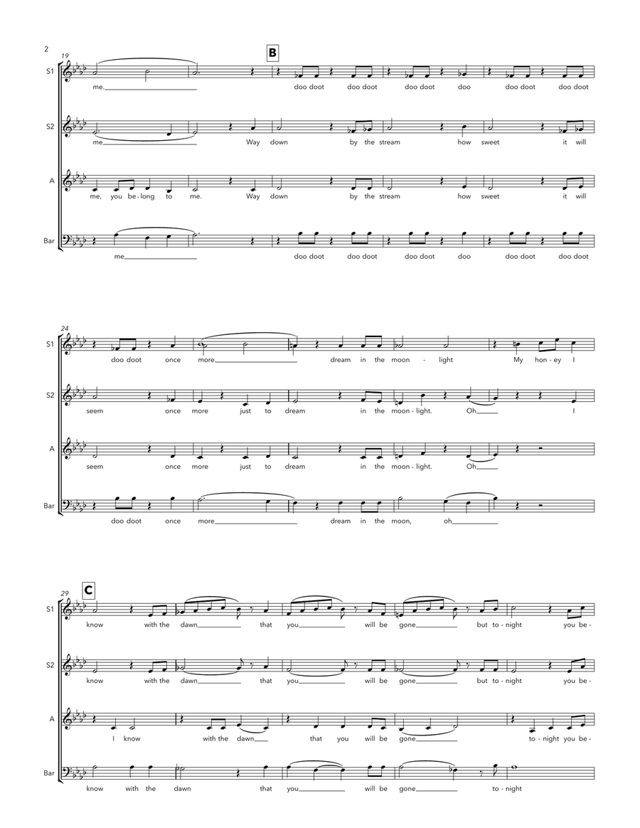 Tonight You Belong To Me Tonight You Belong To Me 3-Part scores gallery preview page 2