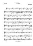 Waltzes for String Trio
