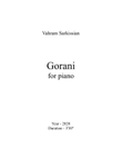 Gorani for piano