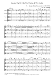 Sonata Op.34-5 for Two Violins & Two Violas