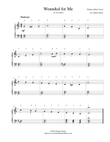 Wounded for Me - for easy piano mini preview