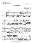 Bach Siciliano for Two Cellos