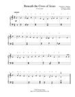 Beneath the Cross of Jesus - for easy piano mini preview