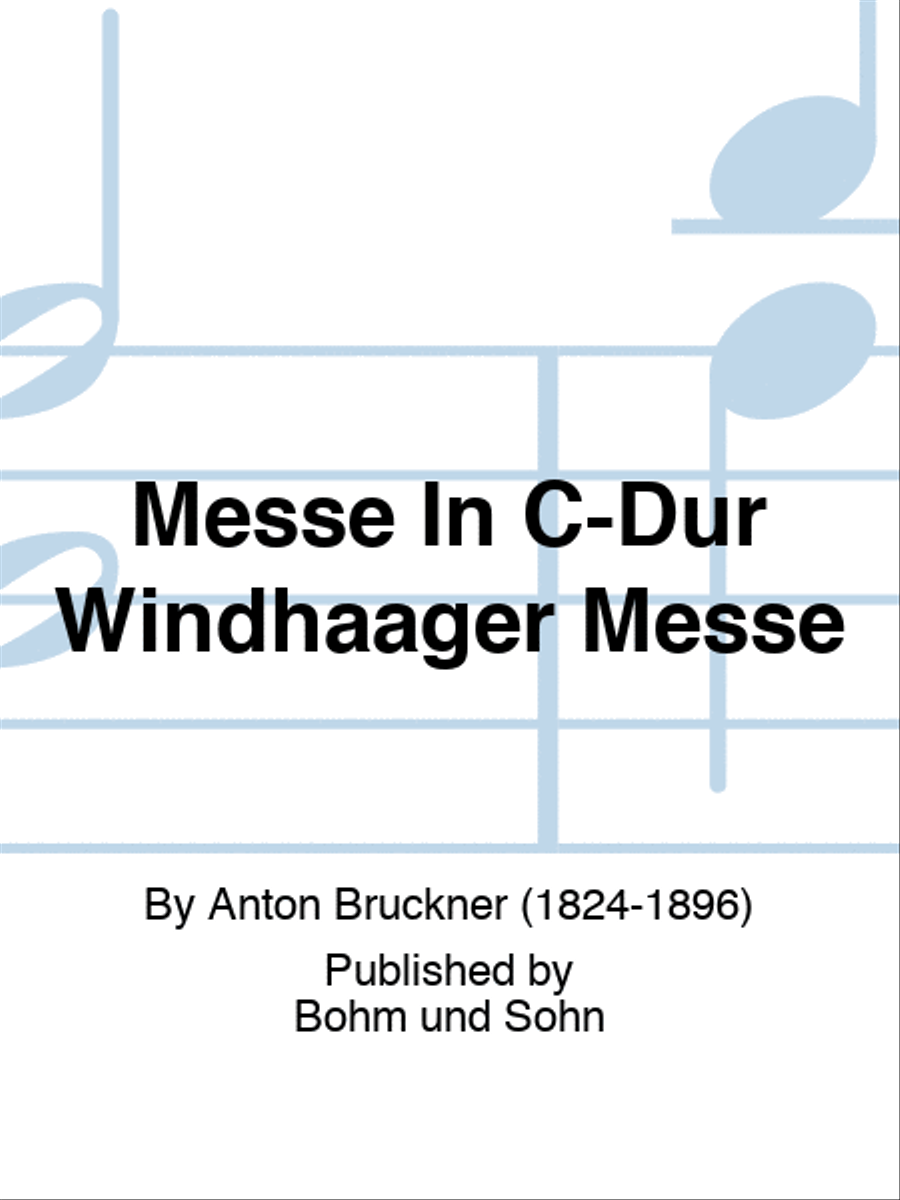 Messe In C-Dur Windhaager Messe Choir scores gallery preview page 1