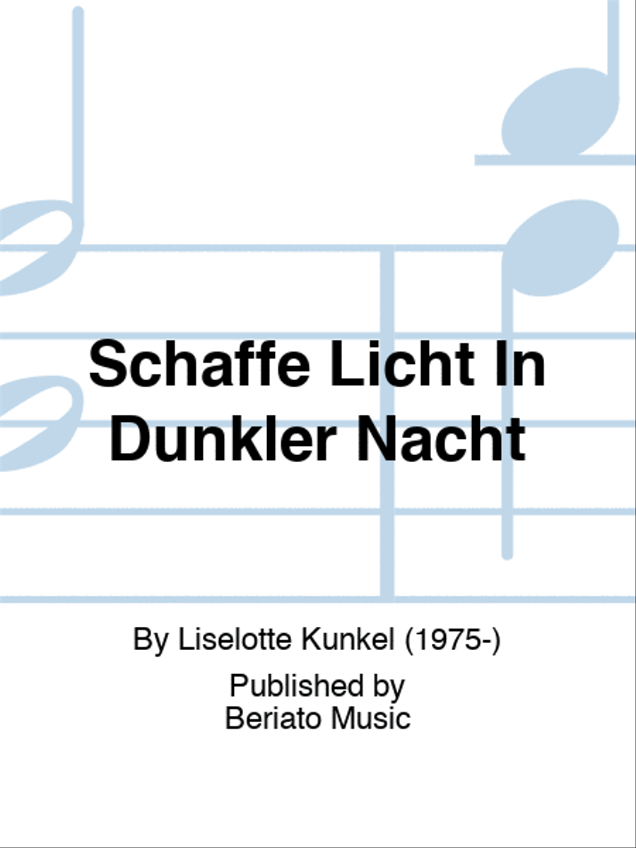 Schaffe Licht In Dunkler Nacht Mixed Choir scores gallery preview page 1