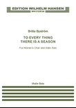 To Every Thing There Is A Season