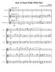 Just a Closer Walk with Thee - Saxophone Trio (ATB) - Jazz Funeral Style