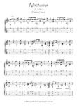 Nocturne 55-1 by Chopin for guitar solo
