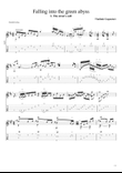 Falling into the green abyss - suite for guitar solo.