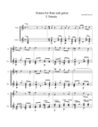 Sonata for flute and guitar