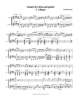 Sonata for oboe and guitar