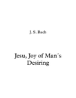 Jesu, joy of man's desiring