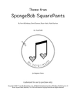 Spongebob Squarepants Theme Song