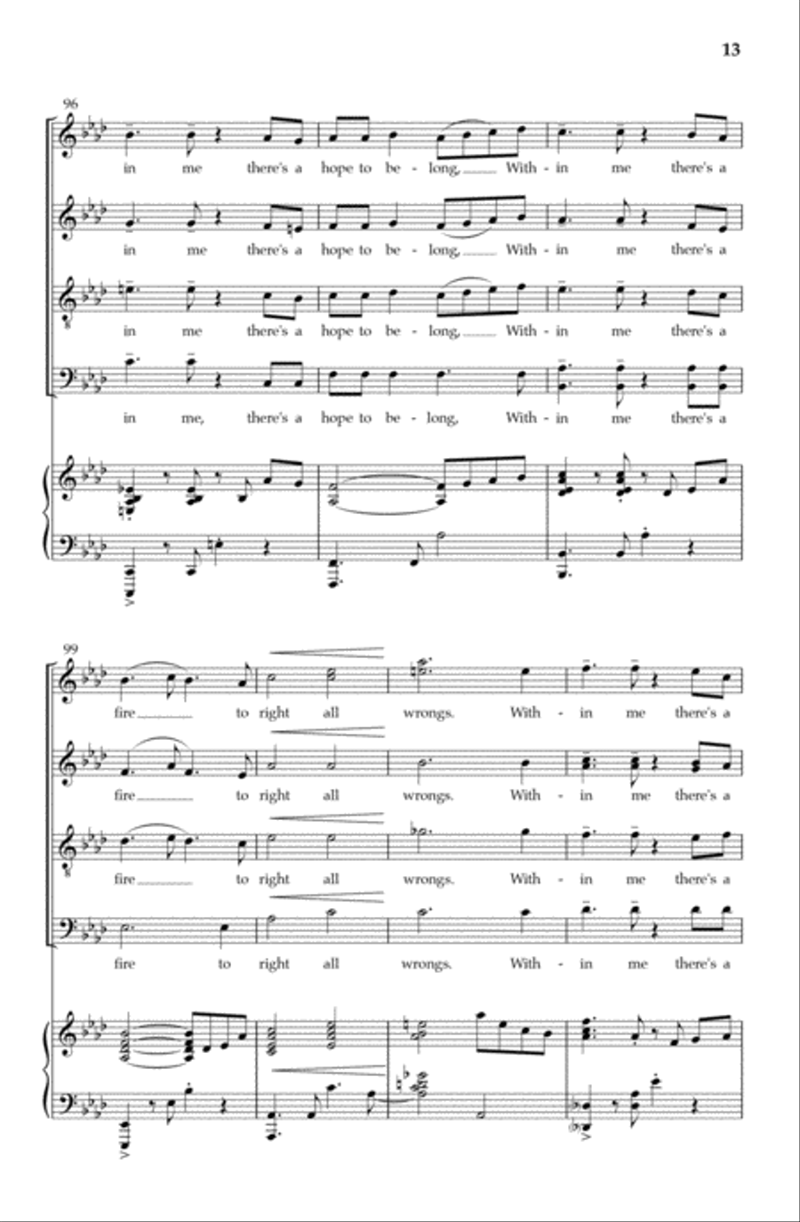 No Color No Color 4-Part scores gallery preview page 12