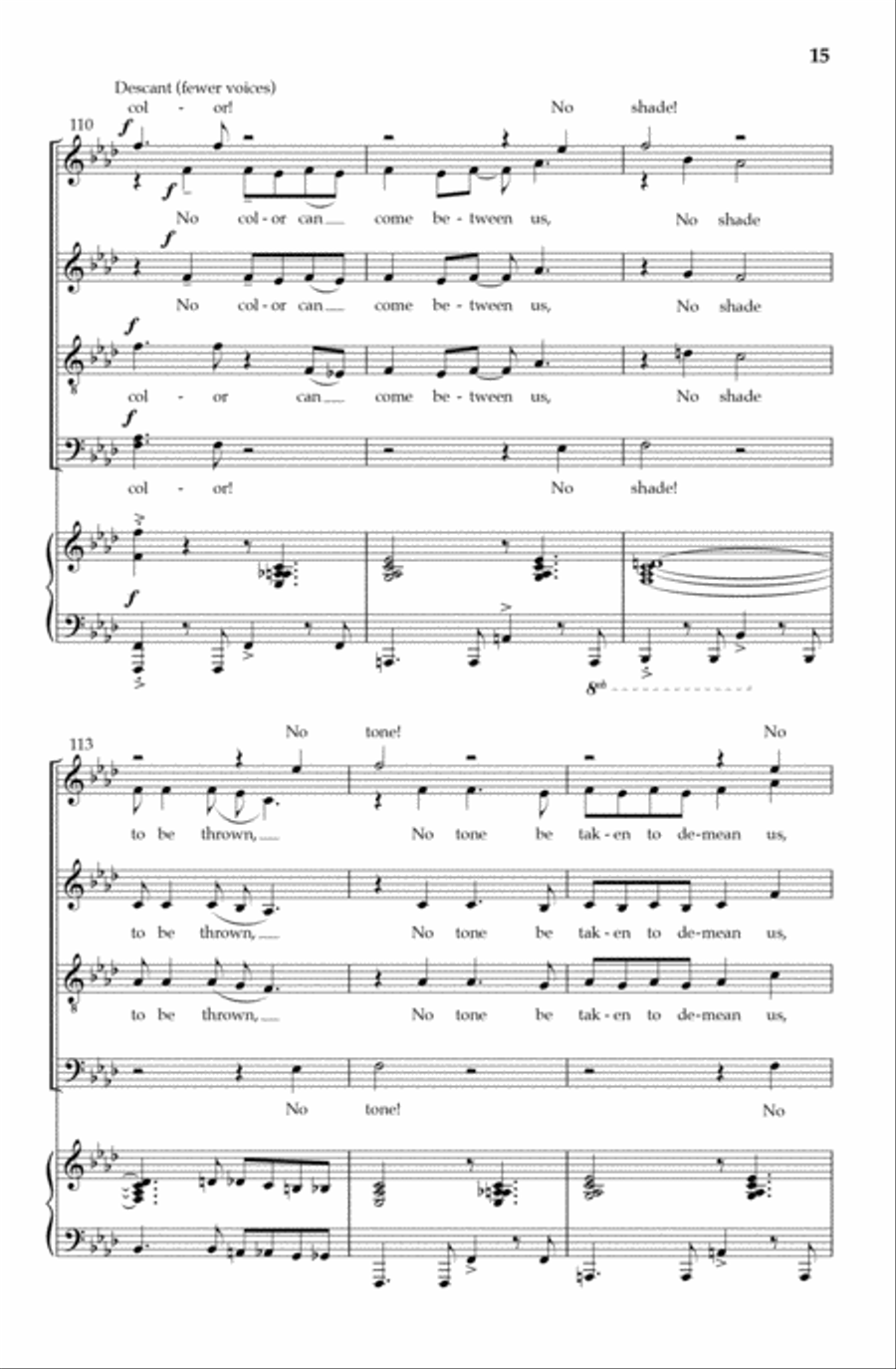 No Color No Color 4-Part scores gallery preview page 14