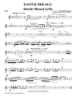 Easter Trilogy: A Cantata in Three Suites (Chamber Orchestra) - Oboe