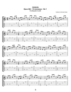 Ferdinando Carulli Book 1 - 15 Morceaux Second Edition In Tablature and Modern Notation For Bariton Ukulele scores gallery preview page 5