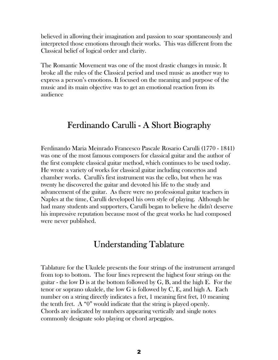 Ferdinando Carulli Second Edition Book 2 Ferdinando Carulli Second Edition Book 2