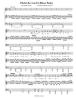 Christ the Lord is Risen Today Piano and Voice