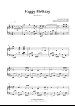 Happy Birthday Piano (Early Intermediate)
