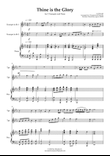Thine is the Glory for 2 Trumpets & Piano