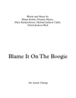 Blame It On The Boogie