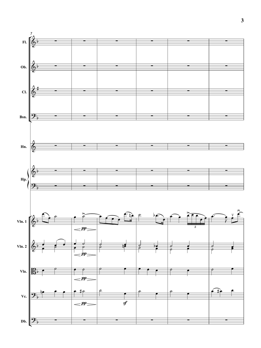 Intermezzo (from Cavalleria rusticana) for Orchestra Full Orchestra scores gallery preview page 4