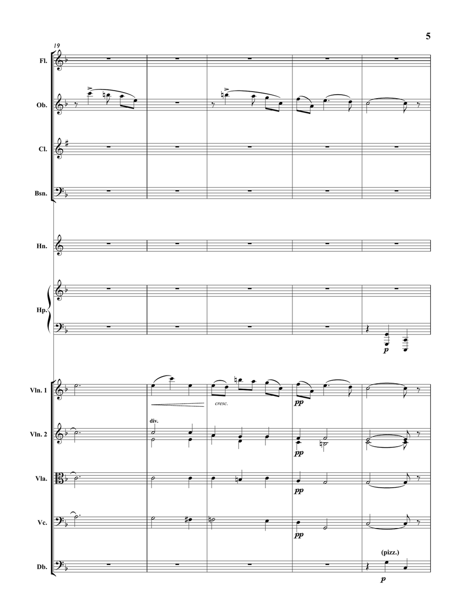 Intermezzo (from Cavalleria rusticana) for Orchestra Full Orchestra scores gallery preview page 6