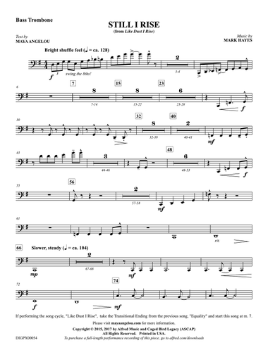 Still I Rise: Bass Trombone