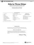 Ode to Three Ships: Score mini preview