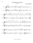 Be Thou My Vision for two violins