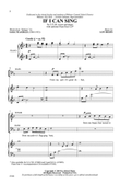 If I Can Sing