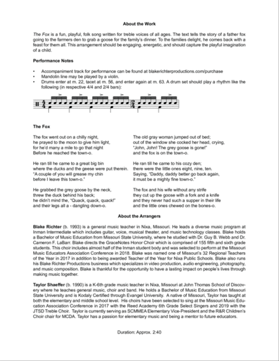 The Fox Guitar scores gallery preview page 2