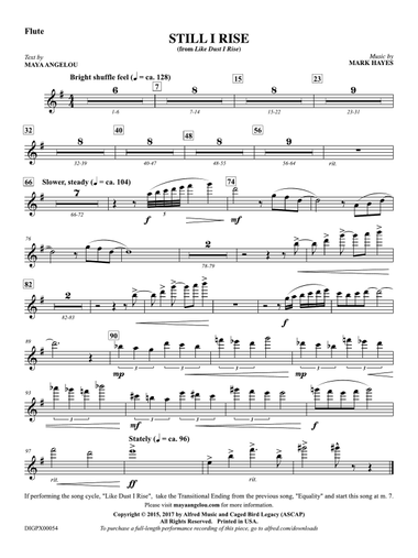 Still I Rise: Flute