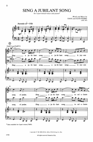 Sing a Jubilant Song