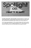 I Want to Be Happy