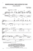 Hopelessly Devoted to You (from the musical Grease)