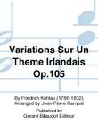 Variations Sur Un Theme Irlandais Op. 105