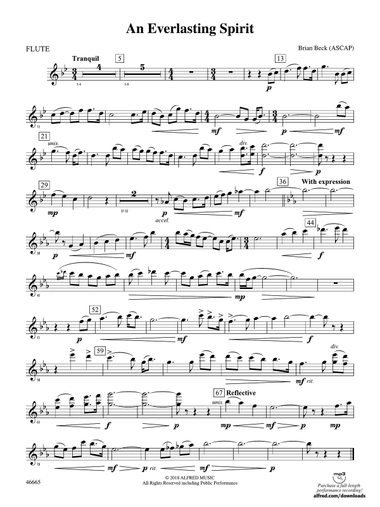 An Everlasting Spirit: Flute