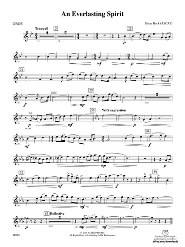 An Everlasting Spirit: Oboe