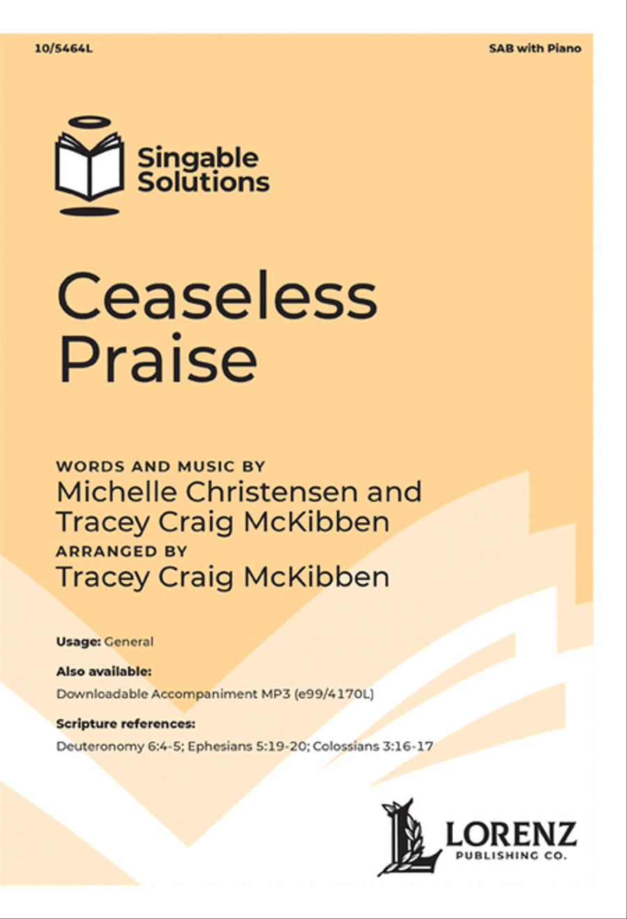 Ceaseless Praise Ceaseless Praise 3-Part scores gallery preview page 1
