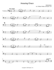 Amazing Grace for trombone and piano (easy)