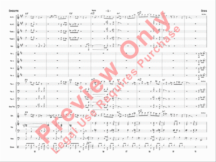 Crisis Jazz Ensemble scores gallery preview page 14